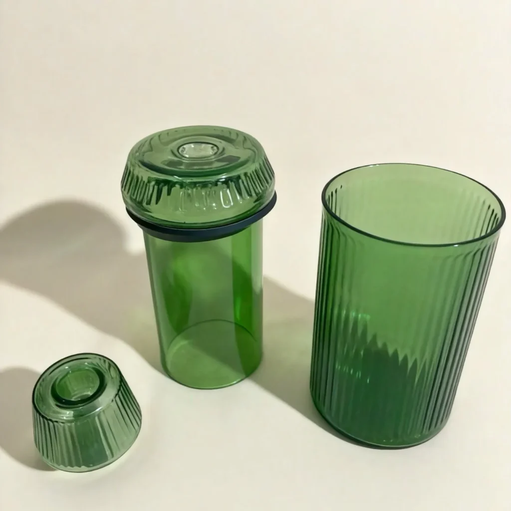 Green Gravity Vase smoking set