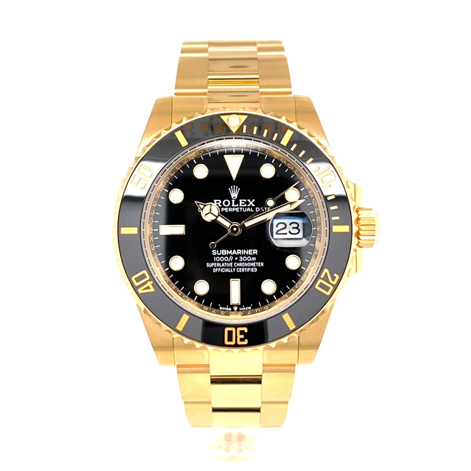 Sub_20YG_20Black_2041_20F.jpg Rolex Submariner 41 - Image 1