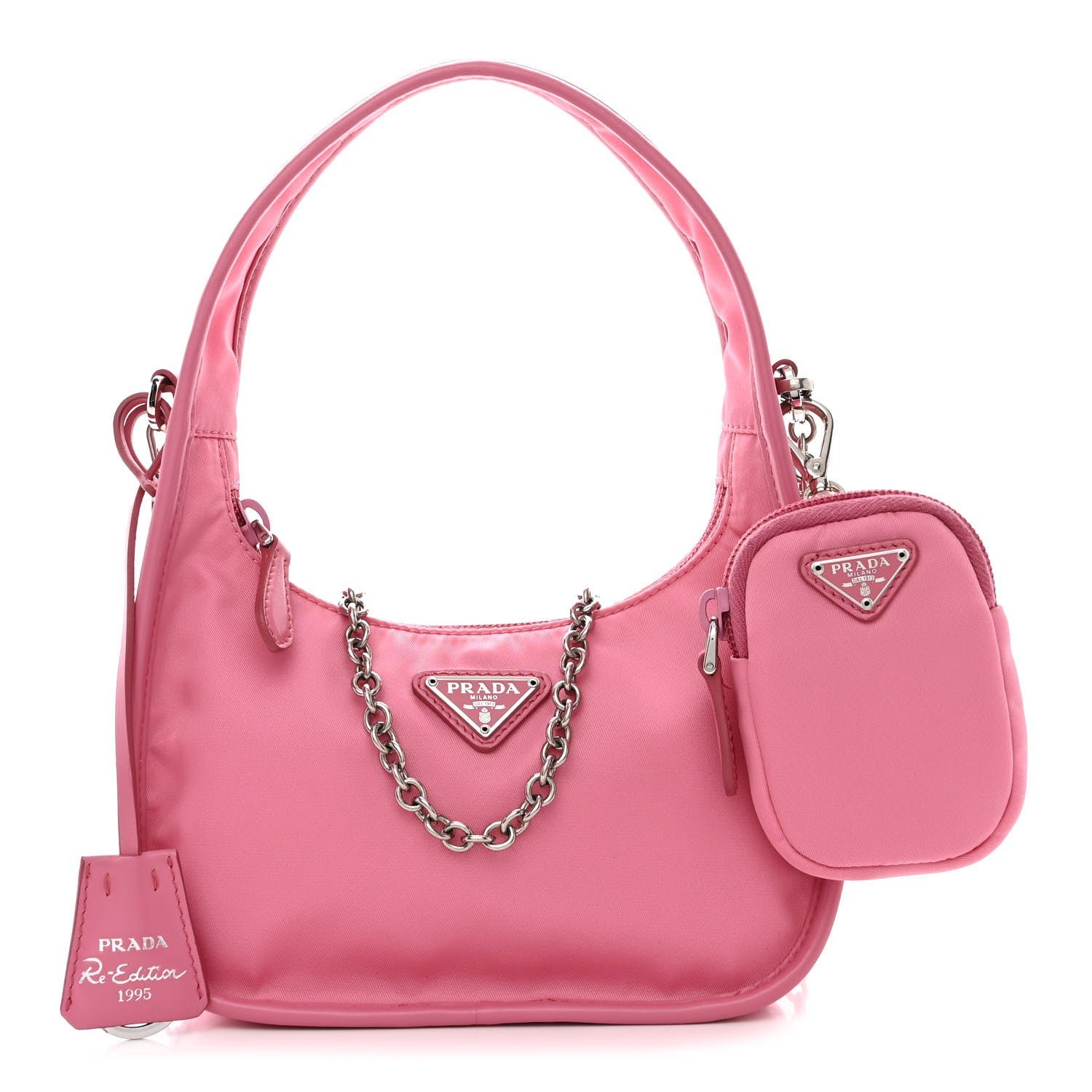 bagimg-0244-DM_20260818024527_001 Prada — PradaTessuto Nylon Re-Edition 1995 Bag Begonia Pink - Image 1
