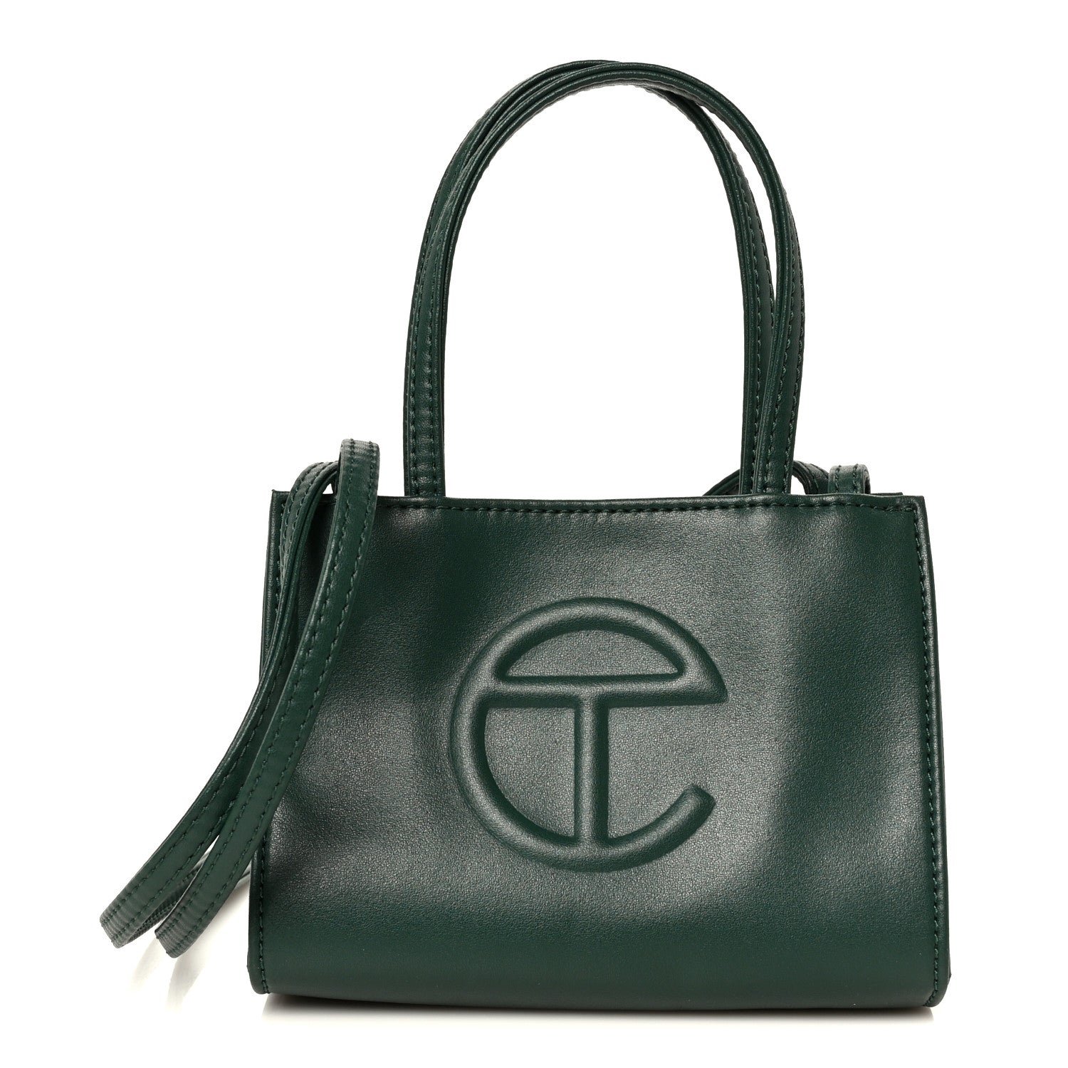 bagimg-0349-DM_20260818152504_001 Telfar — TelfarVegan Leather Small Shopping Bag Leaf - Image 1