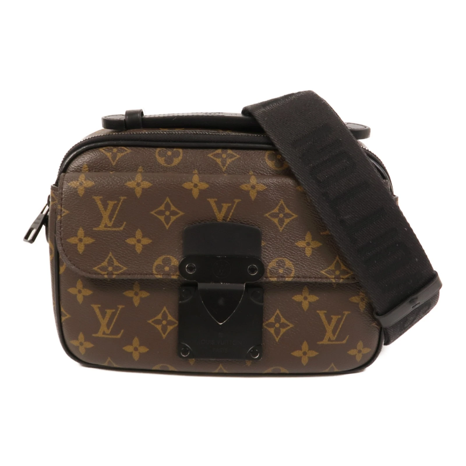 bagimg-0643-DM_20260812141126_001 LOUIS VUITTON LV S Lock Messengar Shoulder Bag M45806 Monogram Brown - Image 1