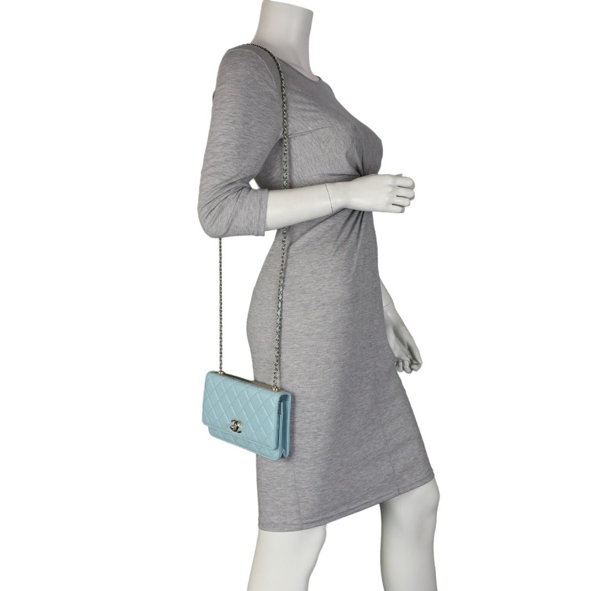 bagimg-0787-img_6222-photoroom Chanel CC Trendy Wallet on Chain | Baby Blue - Image 1