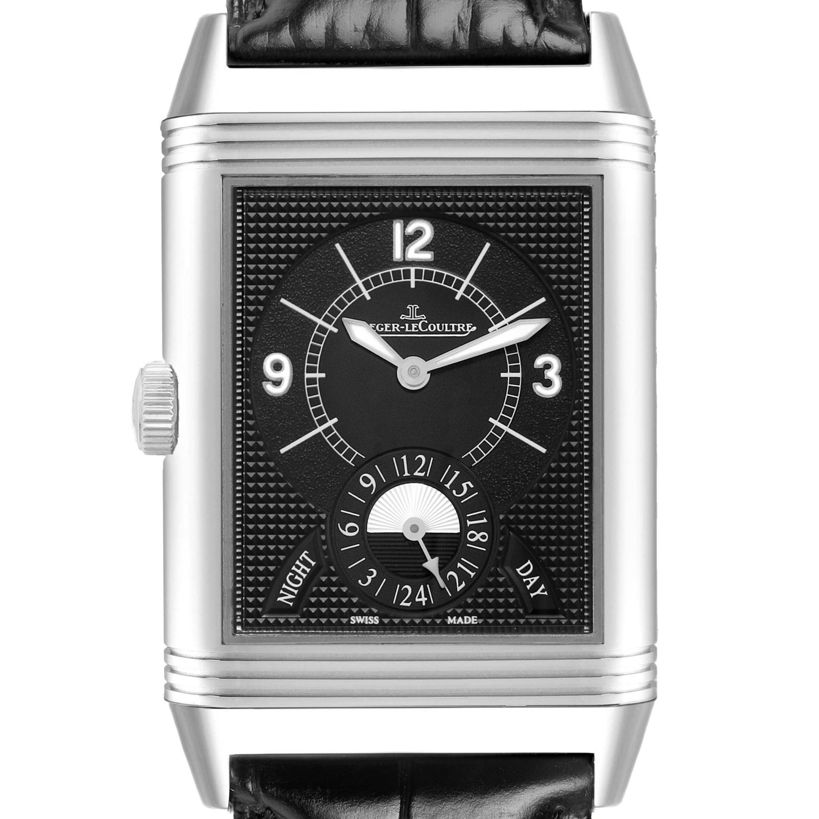 jaeger-lecoultre-grande-reverso-duo-gmt-steel-mens-watch-q3748421-papers-79666_69a6f.jpg Jaeger LeCoultre Grande Reverso Duo GMT Steel Mens Watch Q3748421 Papers - Image 1