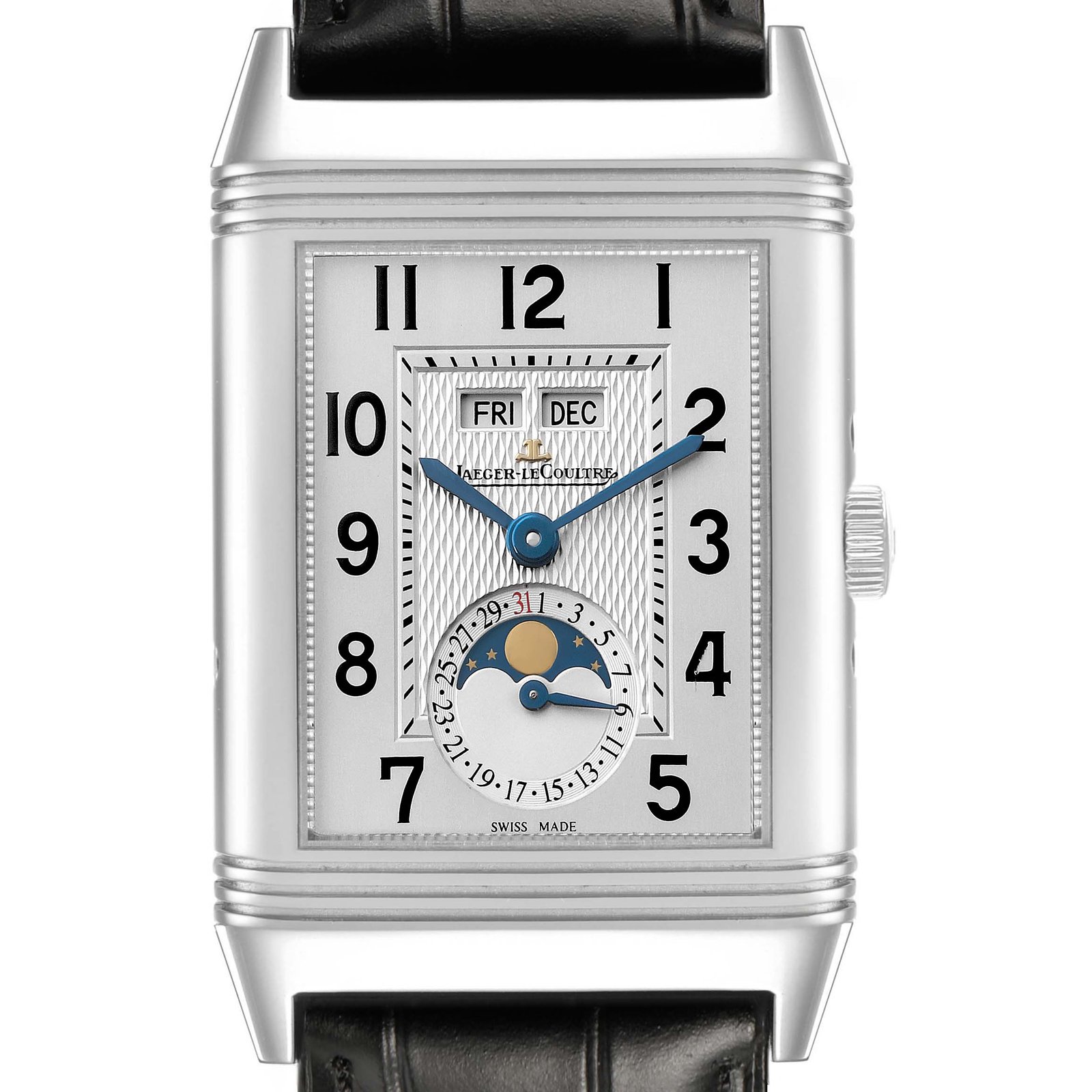jaeger-lecoultre-grande-reverso-steel-mens-watch-273884-q3758420-papers-79667_9c1e1.jpg Jaeger LeCoultre Grande Reverso Steel Mens Watch 273.8.84 Q3758420 Papers - Image 1