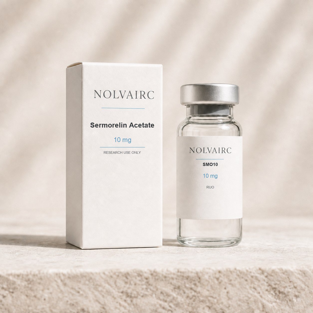 nolvairc-pep-0188-smo10 Sermorelin Acetate — 10 mg - Image 1