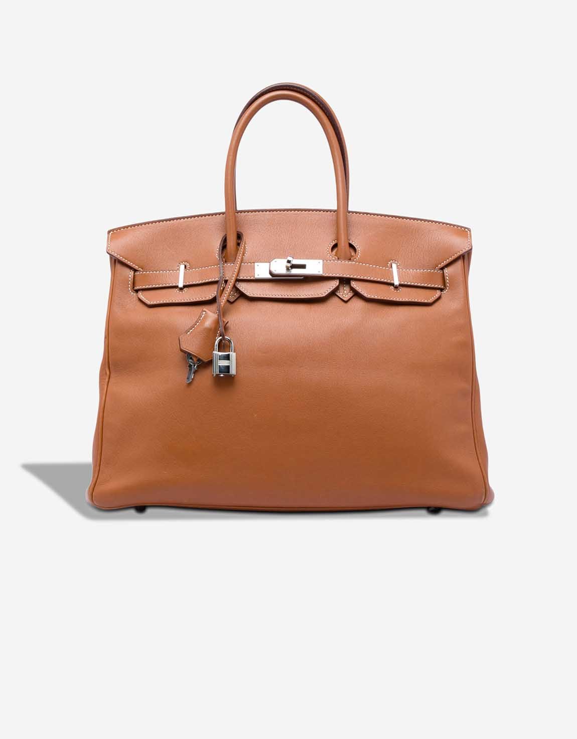 nv-bag-1774 Hermès Birkin 35 Tadelakt Gold - Image 1