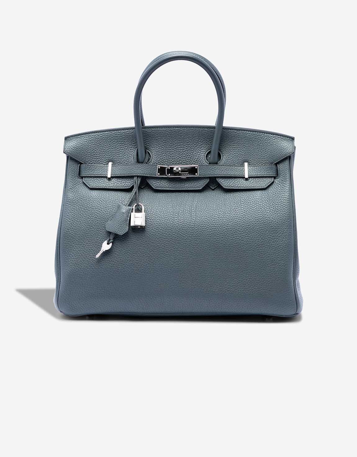 nv-bag-1777 Hermès Birkin 35 Togo Blue Orage - Image 1