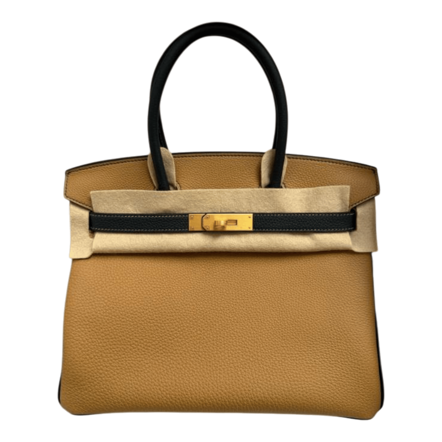 nv-bag-1842 Hermès Birkin 30 Special Order Togo Biscuit & Bleu Colvert - Image 1