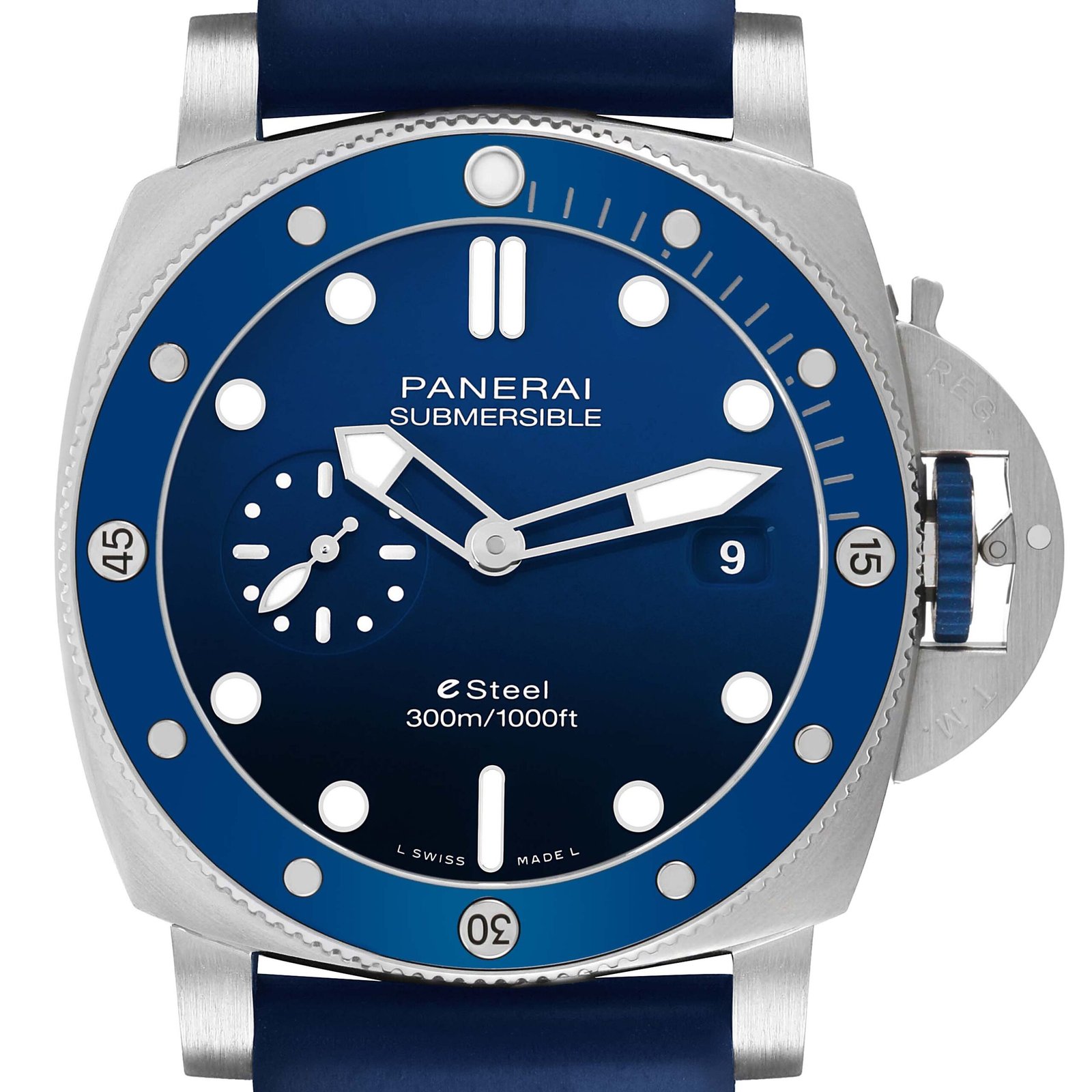 panerai-submersible-quarantaquattro-44-steel-mens-watch-pam01289-box-papers-79744_ffbdf.jpg Panerai Submersible QuarantaQuattro 44 Steel Mens Watch PAM01289 Box Papers - Image 1