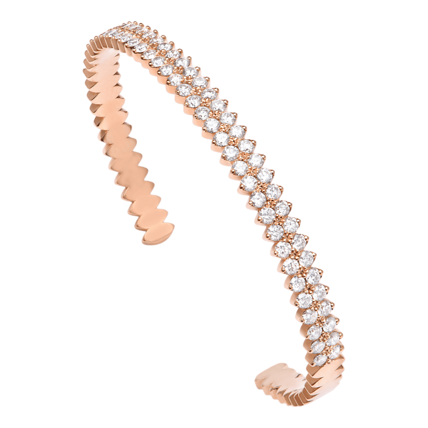 watch-0ffae9ce6d49 Helena Joy — Helena Joy Amanda Empire Bangle Rose Gold Diamond - Image 1