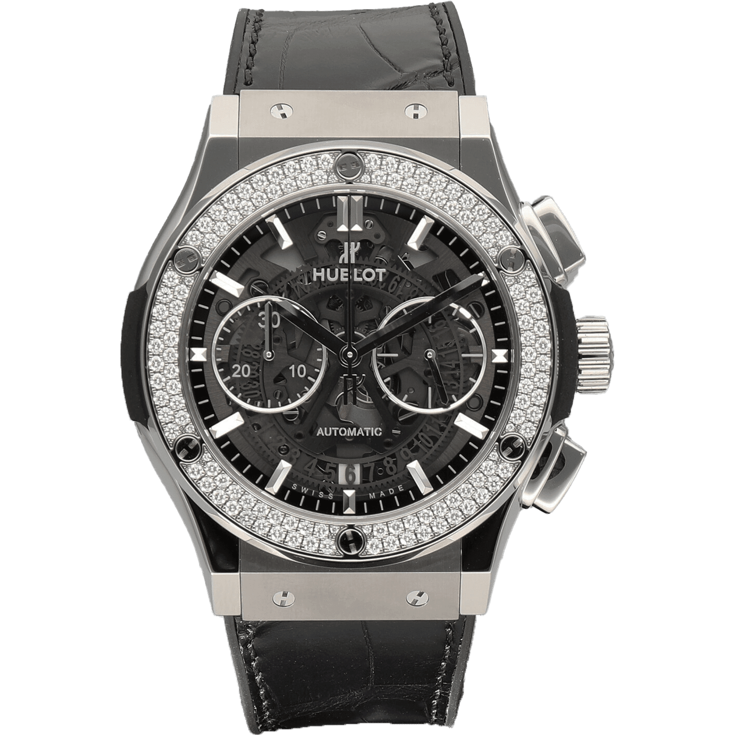 watch-1b7b4d4e5fe3 宇舶 — Hublot Classic Fusion Aerofusion Titanium Diamonds 45mm - 图片 1